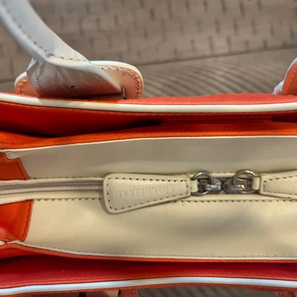 NWT VINTAGE COLE HAAN Orange Mini Olivia II - Picture 7 of 9